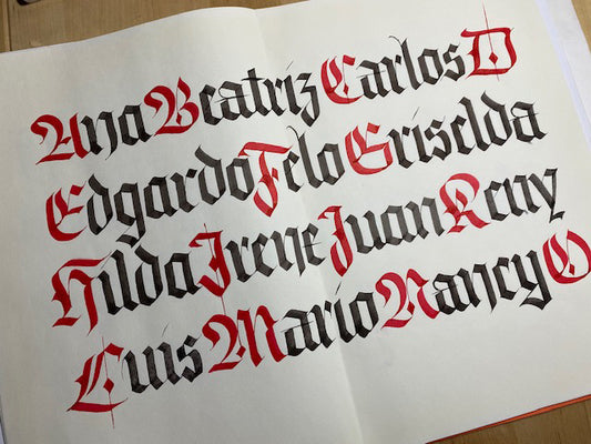 ¡NUEVO CURSO: GÓTICA FRAKTUR!