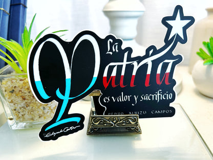 "VALOR Y SACRIFICIO - STICKER"