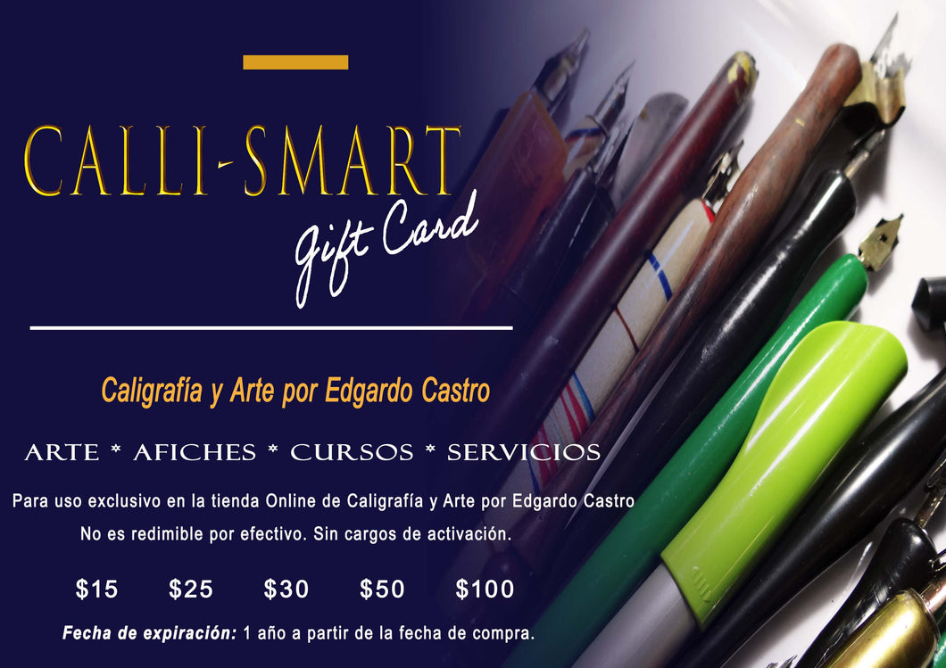 Calli-Smart Gift Card