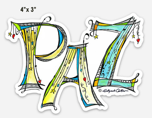 "PAZ - STICKER"