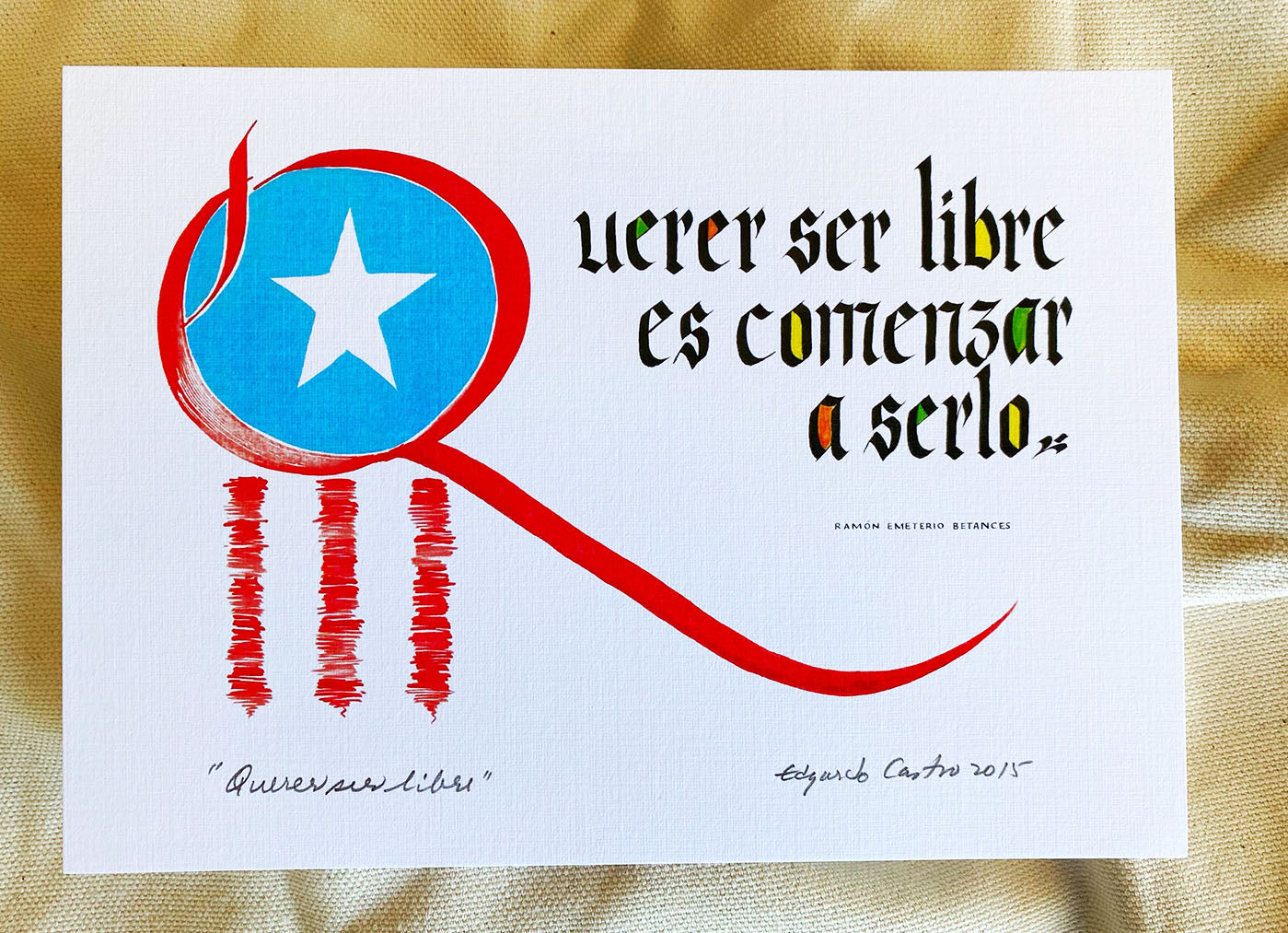 "QUERER SER LIBRE"