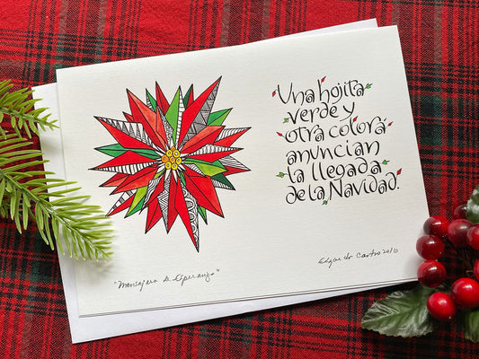 MENSAJERA DE ESPERANZA - POSTAL DE NAVIDAD